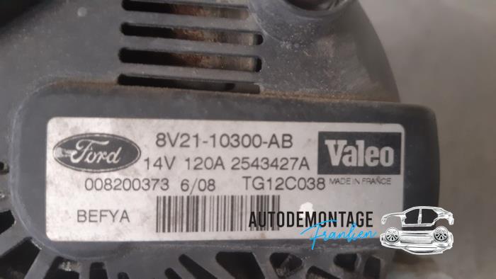Gebruikte Dynamo Ford Fiesta 6 (JA8) 1.4 TDCi Prijs € 50,00 Margeregeling aangeboden door Franken Autodemontage B.V.