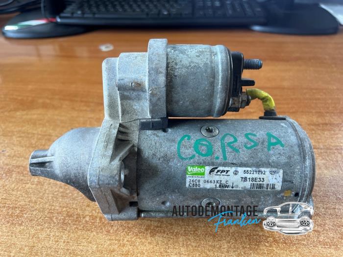 Gebruikte Startmotor Opel Tigra Twin Top 1.3 CDTi 16V Prijs € 45,00 Margeregeling aangeboden door Franken Autodemontage B.V.