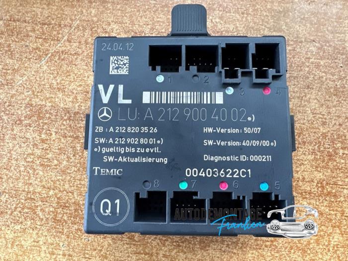 Gebruikte Module Centrale Deurvergrendeling Mercedes C Estate (S204) 1.8 C-180 CGI 16V Prijs € 35,00 Margeregeling aangeboden door Franken Autodemontage B.V.