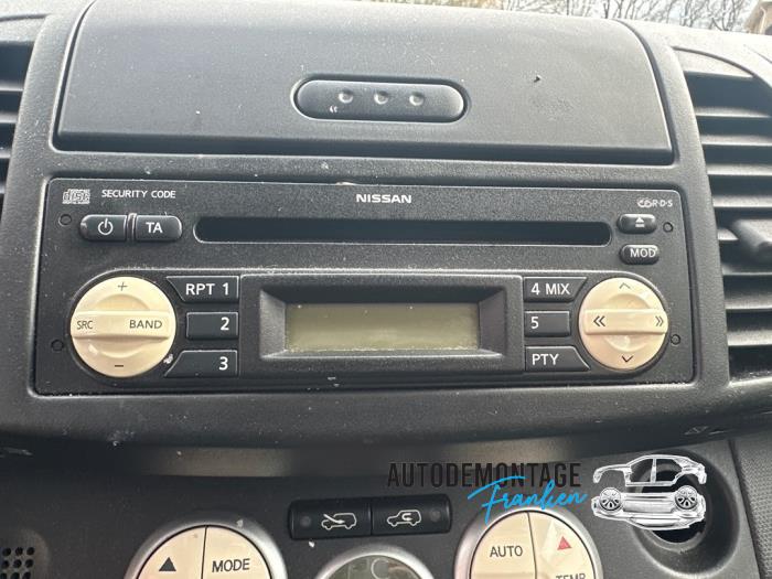Radio CD Speler van een Nissan Micra (K12) 1.2 16V 2005