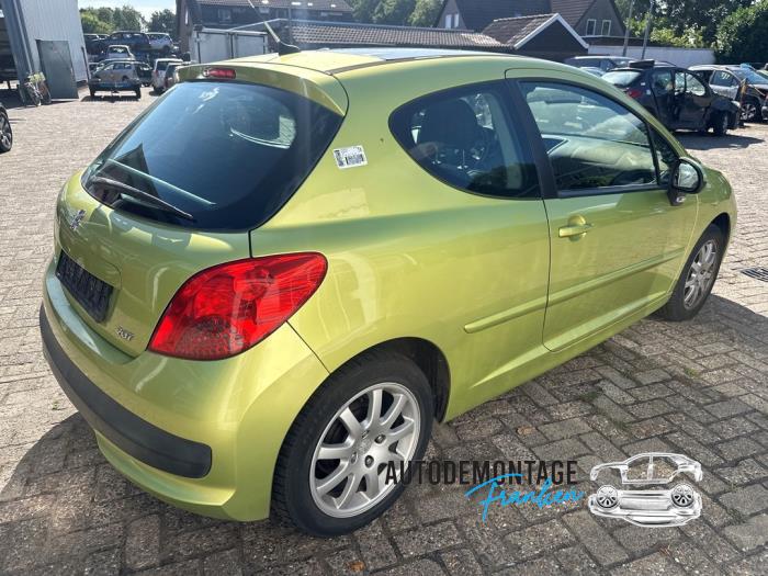 Schokdemper rechts-achter van een Peugeot 207/207+ (WA/WC/WM) 1.4 16V 2006