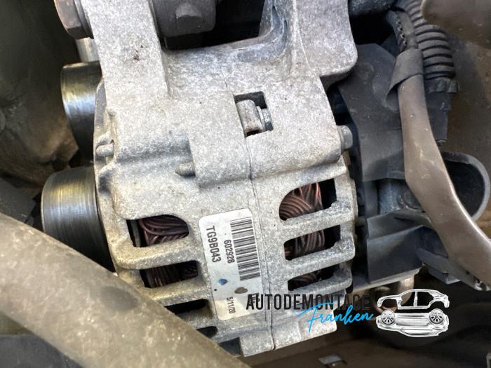 Dynamo van een Peugeot 207/207+ (WA/WC/WM) 1.4 16V 2006
