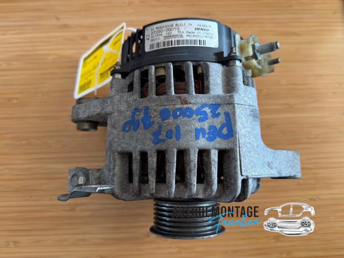 Gebruikte Dynamo Peugeot 107 1.0 12V Prijs € 35,00 Margeregeling aangeboden door Franken Autodemontage B.V.