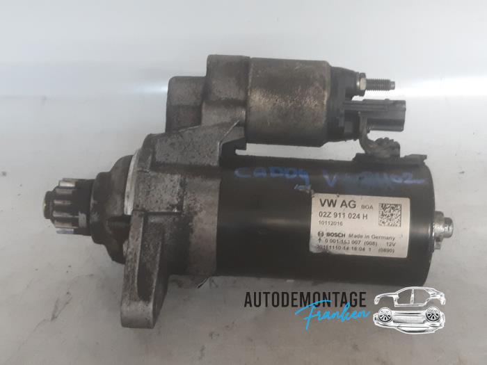 Gebruikte Startmotor Volkswagen Caddy IV 2.0 TDI 75 Prijs € 35,00 Margeregeling aangeboden door Franken Autodemontage B.V.
