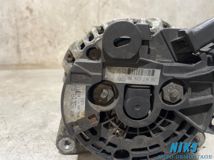 Dynamo van een Peugeot 307 SW (3H) 2.0 HDi 90 2003