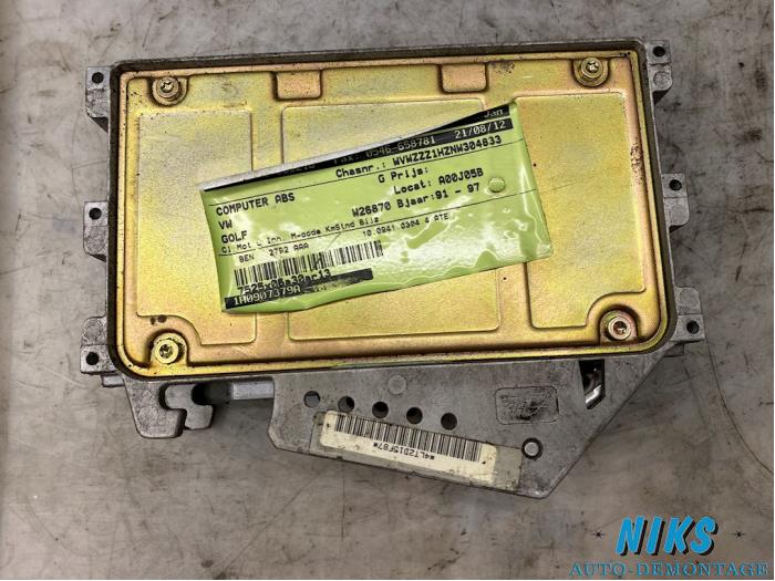 Computer ABS Volkswagen Golf III (1H1), 1991 / 1997 2.8 VR6, Hatchback, Benzine, 2.792cc, 128kW (174pk), FWD, AAA; EURO2, 1992-01 / 1997-07, 1H1 (Gebruikt)