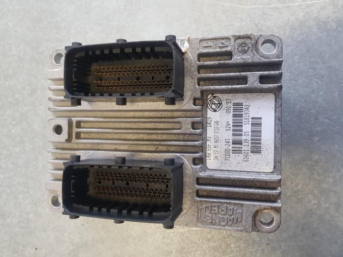 Gebruikte Contactslot + computer Fiat Idea (350AX) 1.4 Prijs € 150,00 Margeregeling aangeboden door Autosloopbedrijf H.C.Stouten
