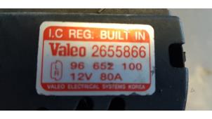 Gebruikte Alternator Chevrolet Kalos (SF48) 1.2 Prijs € 35,00 Margeregeling aangeboden door Autosloopbedrijf H.C.Stouten