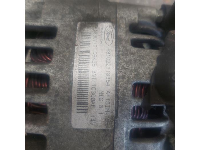 Gebruikte Alternator Ford C-Max (DM2) 1.6 16V Prijs € 35,00 Margeregeling aangeboden door Autosloopbedrijf H.C.Stouten