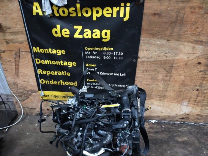 Motor van een Ford Fiesta 6 (JA8) 1.6 TDCi 16V 95 2012
