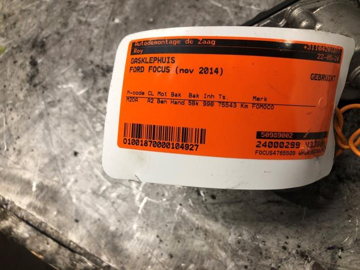 Gebruikte Gasklephuis Ford Focus 3 1.0 Ti-VCT EcoBoost 12V 100 Prijs € 50,00 Margeregeling aangeboden door Autodemontage de Zaag