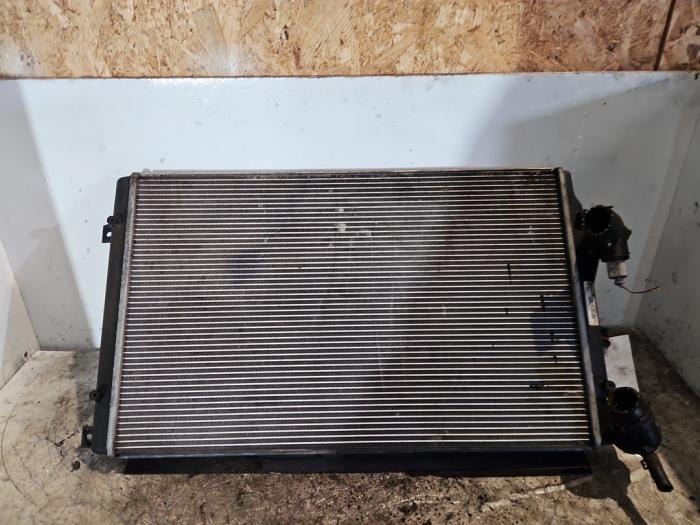 Gebruikte Fan Radiateur Volkswagen Scirocco (137/13AD) 1.4 TSI 160 16V Prijs € 80,00 Margeregeling aangeboden door Autodemontage de Zaag