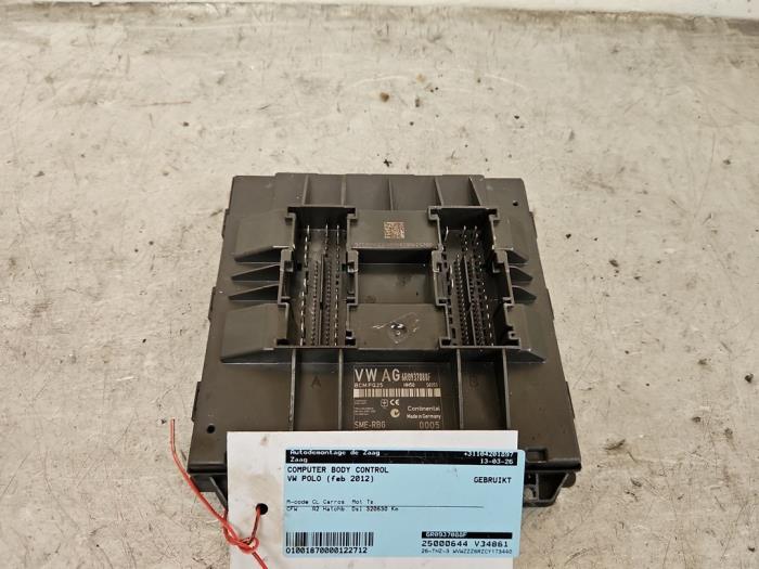 Gebruikte Bodycontrol Module Volkswagen Polo V (6R) 1.2 TDI 12V BlueMotion Prijs € 29,99 Margeregeling aangeboden door Autodemontage de Zaag