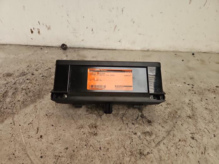 Gebruikte Display Interieur Citroen C4 Cactus (0B/0P) 1.2 PureTech 82 12V Prijs € 49,99 Margeregeling aangeboden door Autodemontage de Zaag