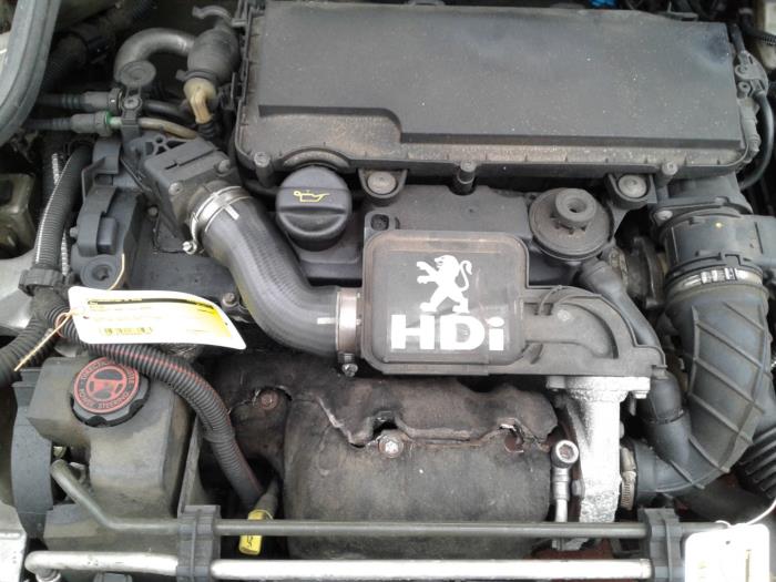 Gebruikte Motor Peugeot 206 (2A/C/H/J/S) 1.4 HDi Prijs € 250,00 Margeregeling aangeboden door Autodemontage de Zaag