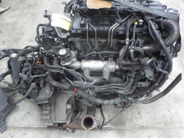 Motor van een Ford Focus 2 Wagon 1.6 TDCi 16V 110 2010