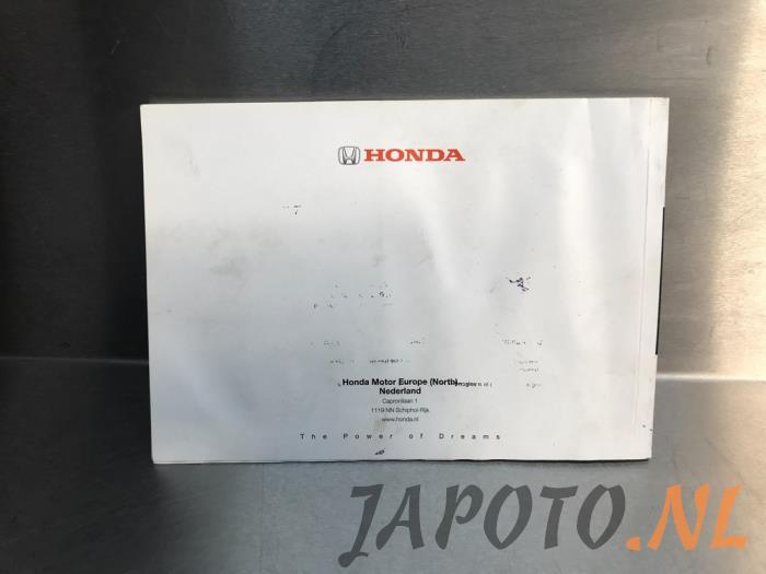 Instructie Boekje van een Honda Jazz (GD/GE2/GE3) 1.4 i-Dsi 2006