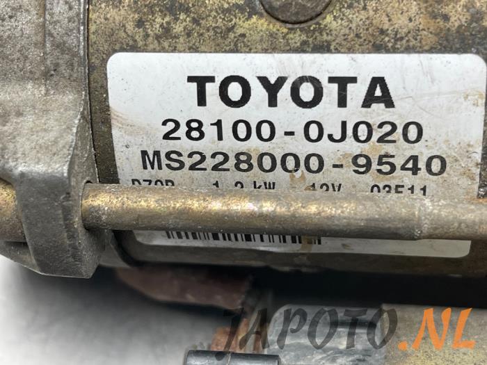 Starter Toyota Yaris