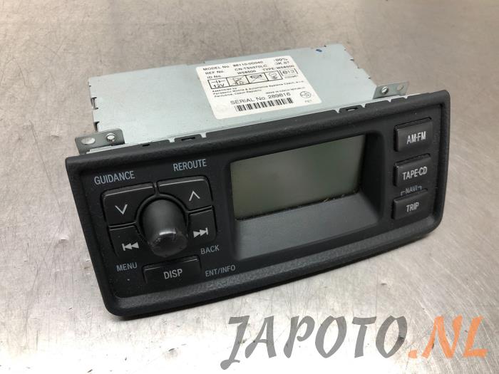 Radio control panel Toyota Yaris