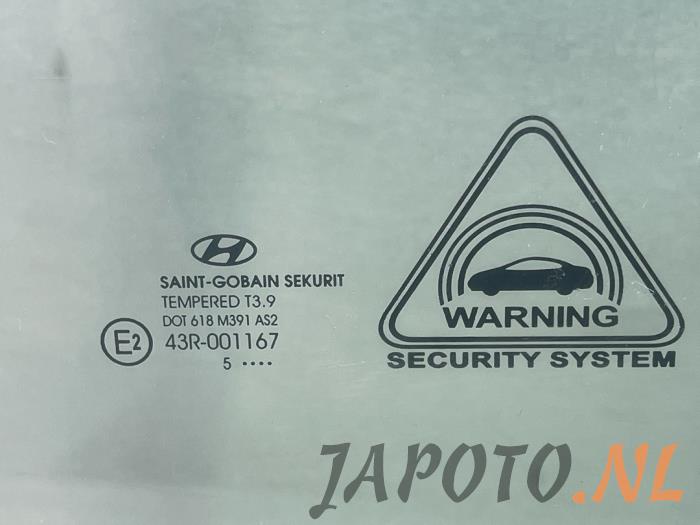 Portierruit 4Deurs rechts-voor van een Hyundai i30 Wagon (GDHF5) 1.6 CRDi Blue Drive 16V VGT 2015