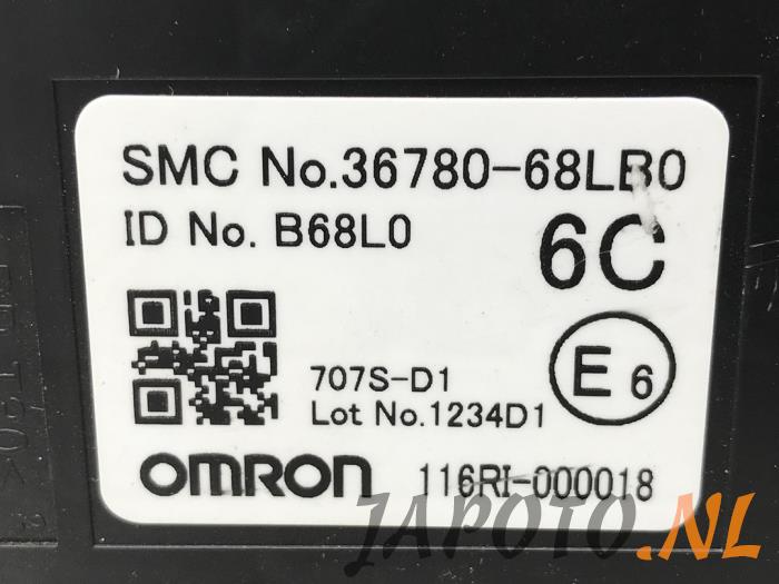 Kontaktslot + computer van een Suzuki Swift (ZA/ZC/ZD) 1.2 16_ 2014