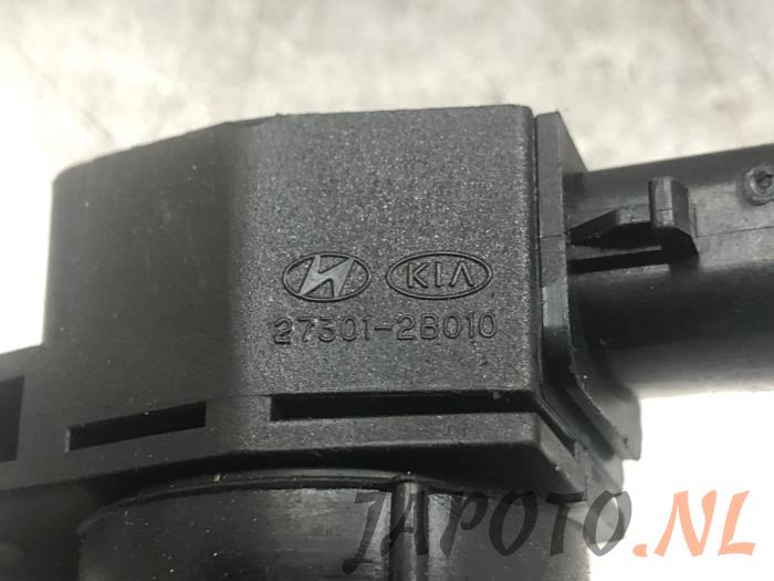 Bobine van een Kia Venga 1.4 CVVT 16V 2014