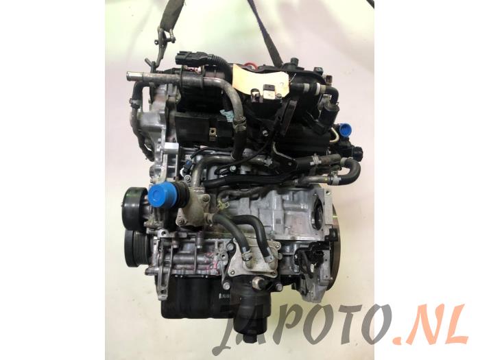 Motor van een Hyundai Tucson (NX) 1.6 T-GDI Hybrid 48V HTRAC 2022