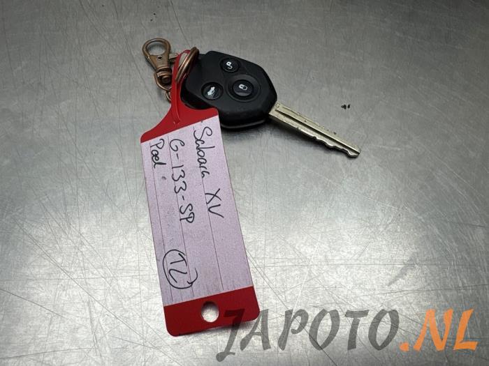 Kontaktslot + computer van een Subaru XV (GP) 1.6 AWD 16V 2014
