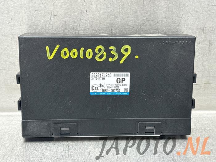 Kontaktslot + computer van een Subaru XV (GP) 1.6 AWD 16V 2014