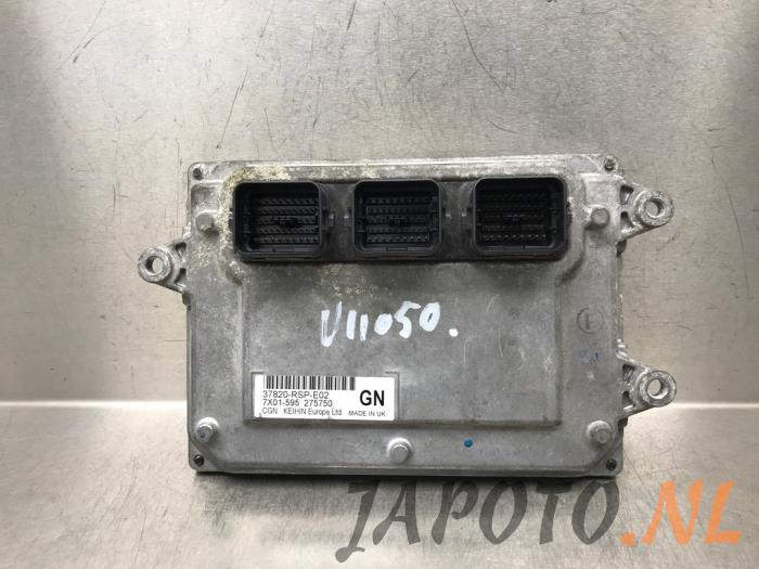 Kontaktslot + computer van een Honda Civic (FK/FN) 2.0i Type R VTEC 16V 2007