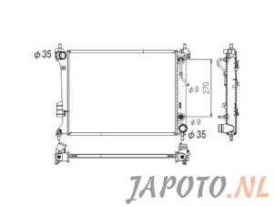 Nieuwe Radiateur Hyundai i20 Prijs € 119,16 Inclusief btw aangeboden door Japoto Parts B.V.