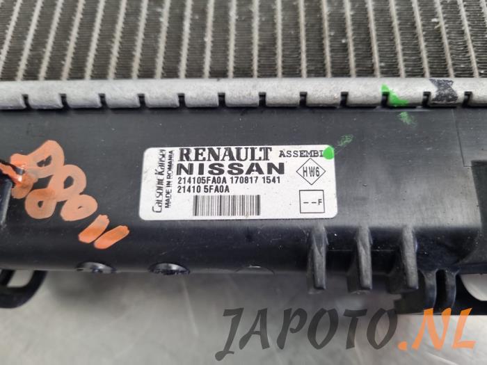 Radiateur van een Nissan Micra (K14) 0.9 IG-T 12V 2017