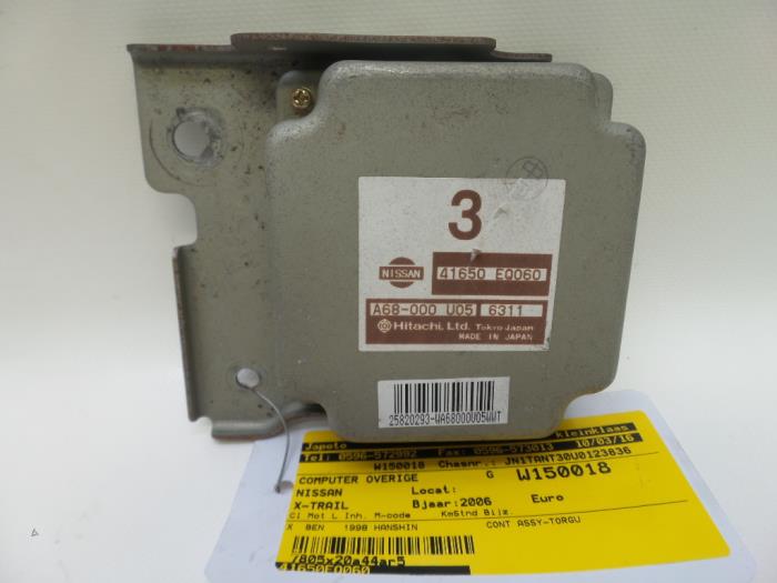 Gebruikte Computer Diversen Nissan X-Trail (T30) 2.0 16V 4x4 Prijs € 42,00 Margeregeling aangeboden door Japoto Parts B.V.