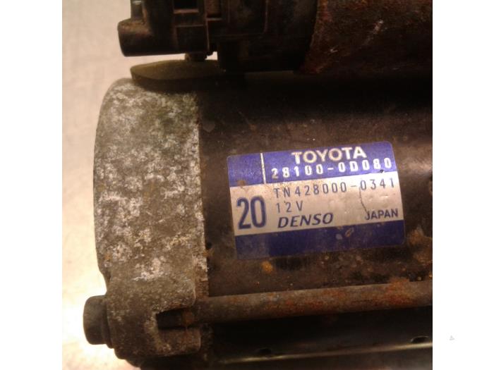 Starter Toyota Corolla Starter Toyota Corolla