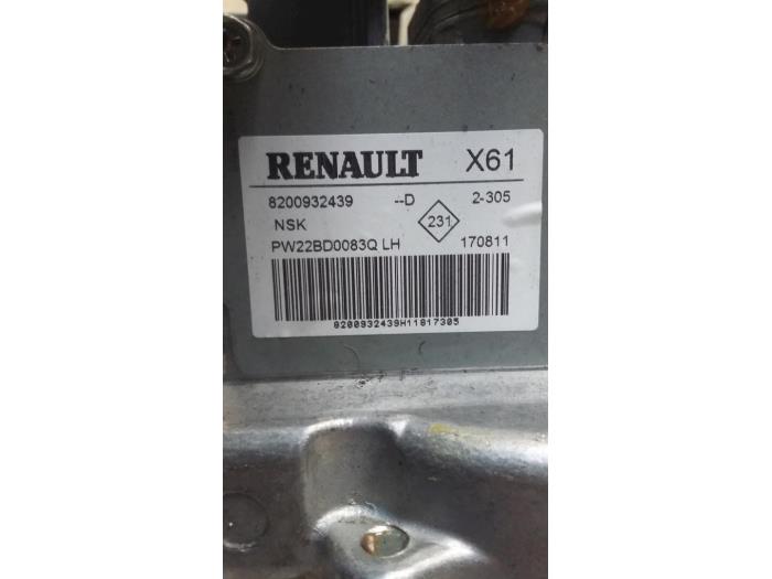 Stuurbekrachtiging Elektrisch van een Renault Kangoo Express (FW) 1.5 dCi 105 2012
