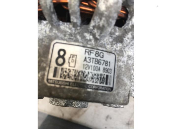 Dynamo van een Mazda 6 Sport (GH14/GHA4) 2.0 CiDT 16V 2010