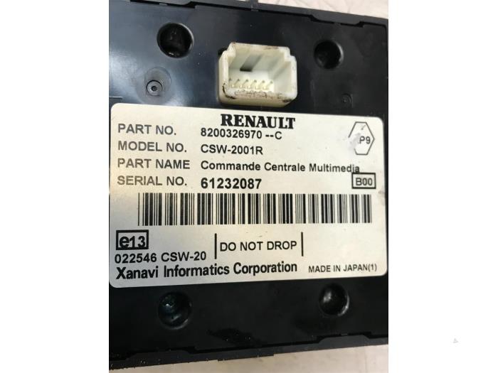 Bediening boordcomputer van een Renault Laguna II Grandtour (KG) 2.0 16V Turbo 2007
