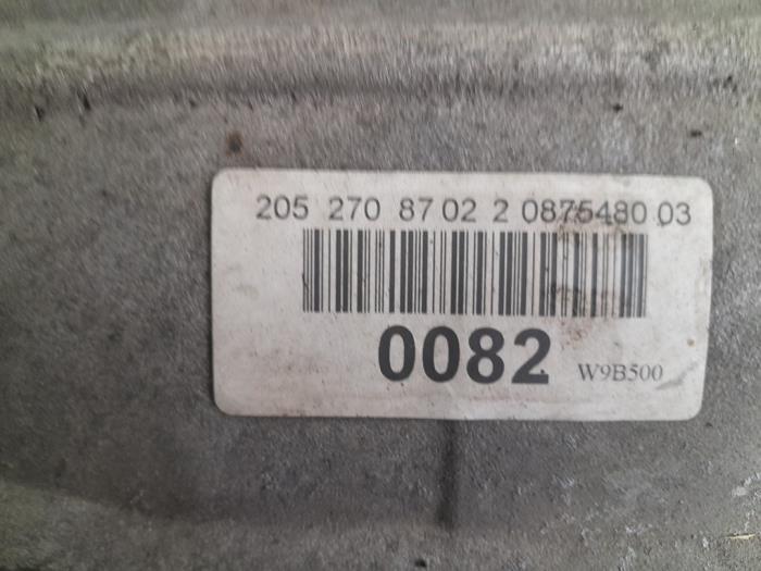 Automaatbak van een Mercedes-Benz C (W205) C-220 2.2 CDI BlueTEC, C-220 d 16V 2018