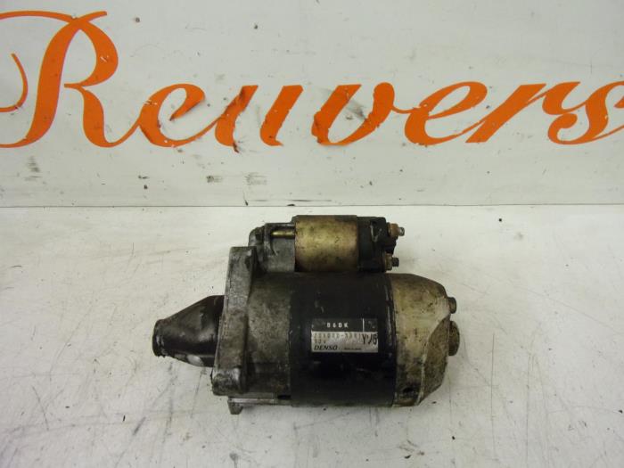 Gebruikte Startmotor Mazda 323 C (BA13) 1.5i 16V Prijs € 40,00 Margeregeling aangeboden door Autorecycling Reuvers B.V.