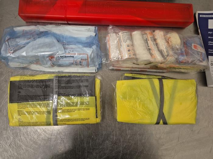 EHBO kit van een Renault Zoé (AG) R90 2015