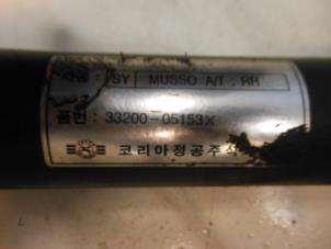 Gebruikte Tussenas Ssang Yong Musso 2.9TD Prijs € 100,00 Margeregeling aangeboden door Autorecycling Reuvers B.V.