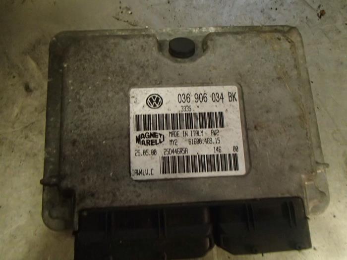 Gebruikte Computer Motormanagement Skoda Fabia (6Y2) 1.4i 16V Prijs € 125,00 Margeregeling aangeboden door Autosloopbedrijf Jan Pronk B.V.