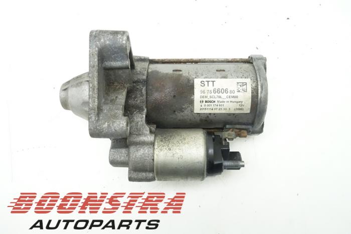 Gebruikte Startmotor Peugeot 308 (L3/L8/LB/LH/LP) 1.6 BlueHDi 100 Prijs € 19,95 Margeregeling aangeboden door Boonstra Autoparts