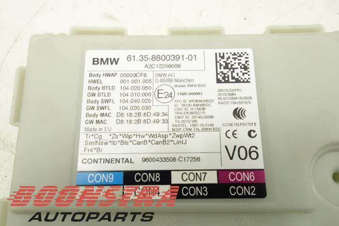 Module Centrale Deurvergrendeling van een BMW X3 (G01) xDrive 30d 3.0 TwinPower Turbo 24V 2018