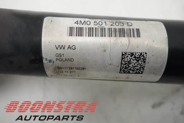 AUDI Q7 4M (2015-2024) Rear Right Driveshaft 4M0501203D 19384570