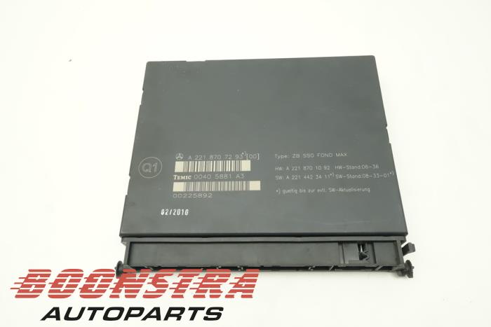 Gebruikte Computer stoel Mercedes S (W221) 3.0 S-350 BlueTec 24V Prijs € 49,00 Margeregeling aangeboden door Boonstra Autoparts