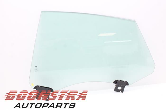 Tesla Model S Rear door window 4-door, left