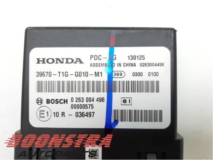 HONDA CR-V 4 generation (2012-2019) Parkavimo daviklių (parktronikų) valdymo blokas 39670T1GG010M1 19540958