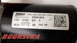 Startmotor van een Peugeot 3008 II (M4/MC/MJ/MR) 1.6 e-THP 165 16V 2017