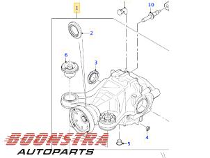 Gebruikte Differentieel achter Jaguar XE 2.0d 180 16V Prijs € 399,00 Margeregeling aangeboden door Boonstra Autoparts